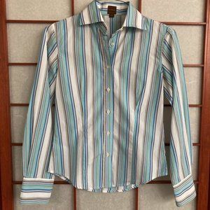 Kuhlman Italy Women's Button Up Shirt, retro look 100% cotton